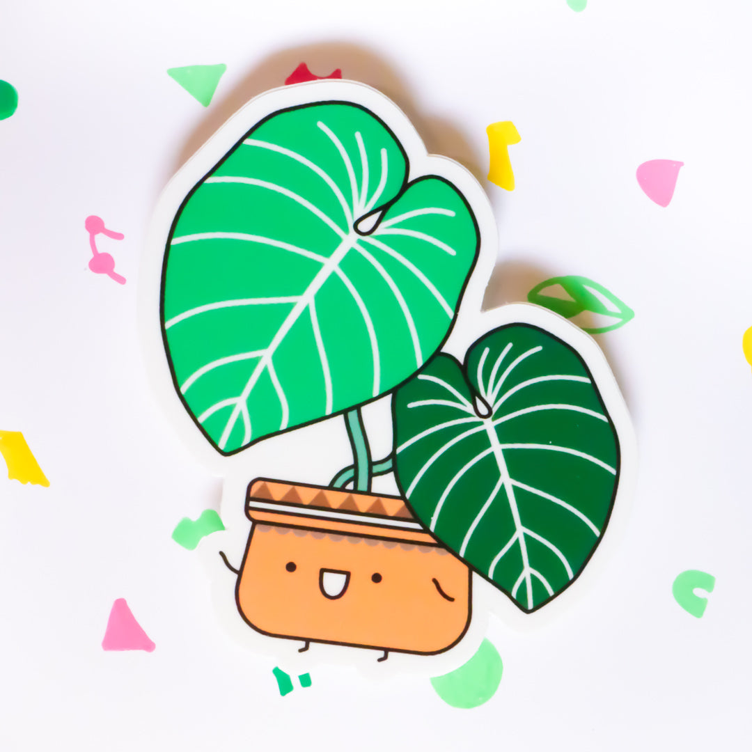 Philodendron Gloriosum Vinyl Die Cut Sticker