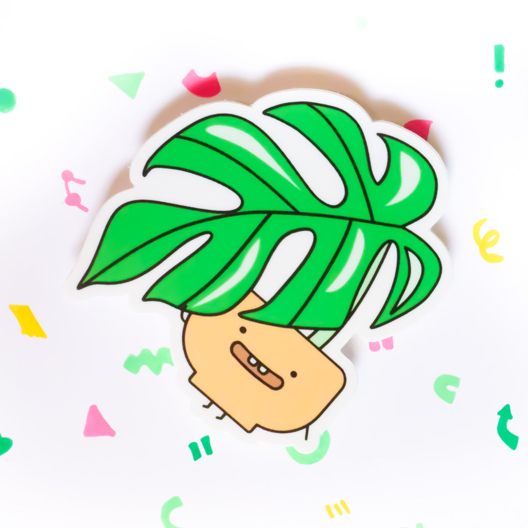Rhaphidophora tetrasperma Vinyl Die Cut Sticker