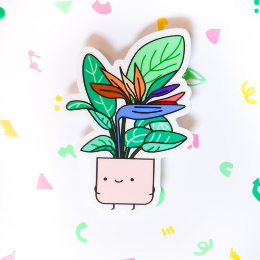 Bird of Paradise Vinyl Die Cut Sticker