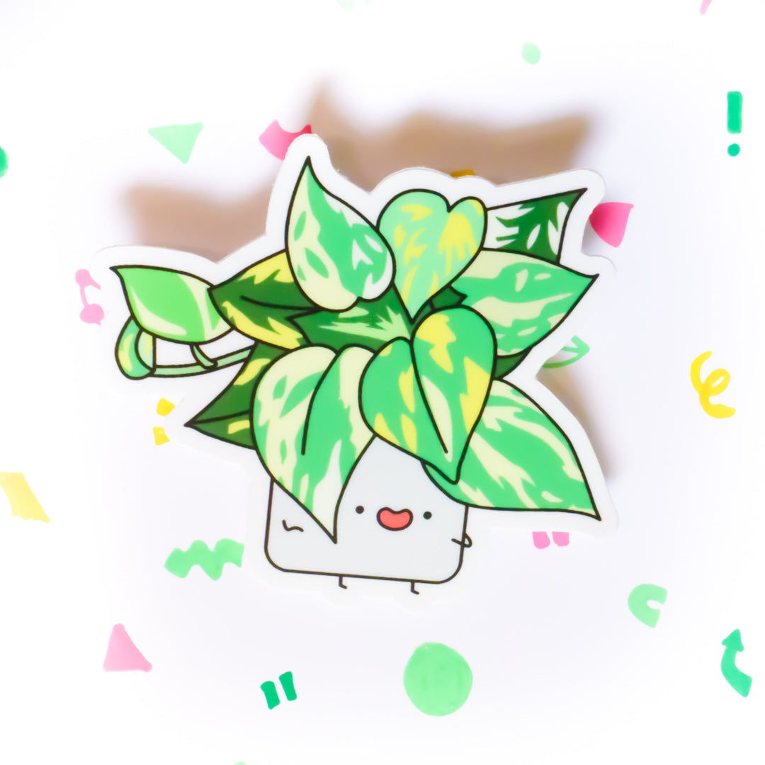 Pothos Vinyl Die Cut Sticker