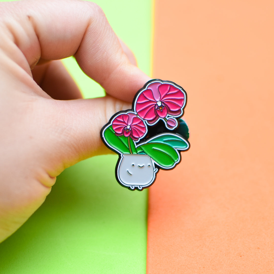 Phalaenopsis Orchid Soft Enamel Pin