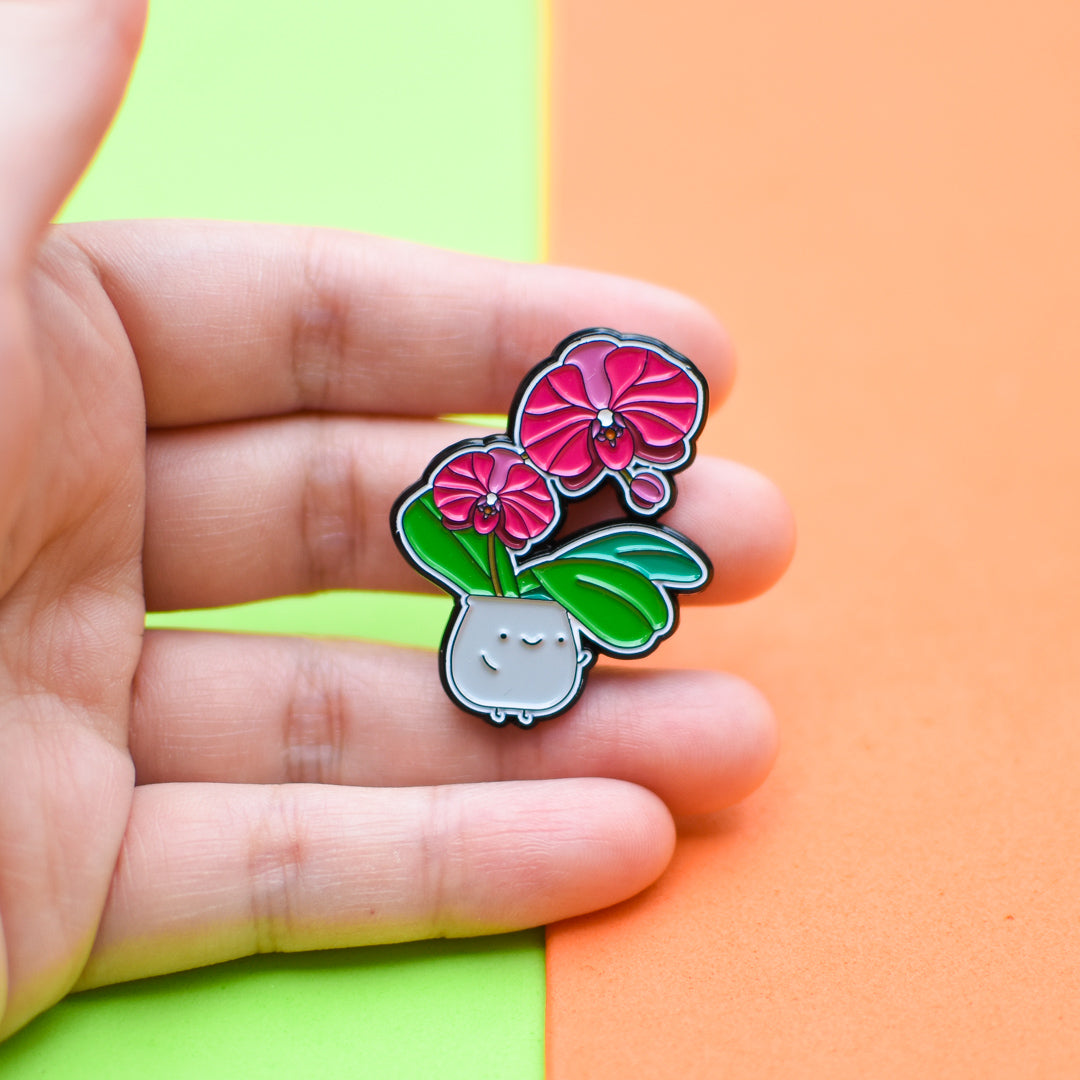 Phalaenopsis Orchid Soft Enamel Pin
