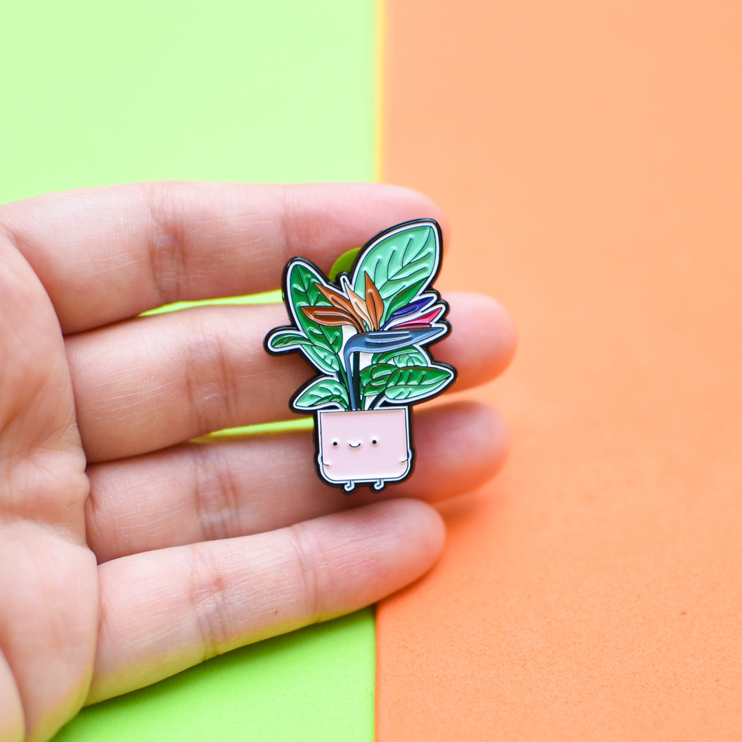 Bird of Paradise Soft Enamel Pin