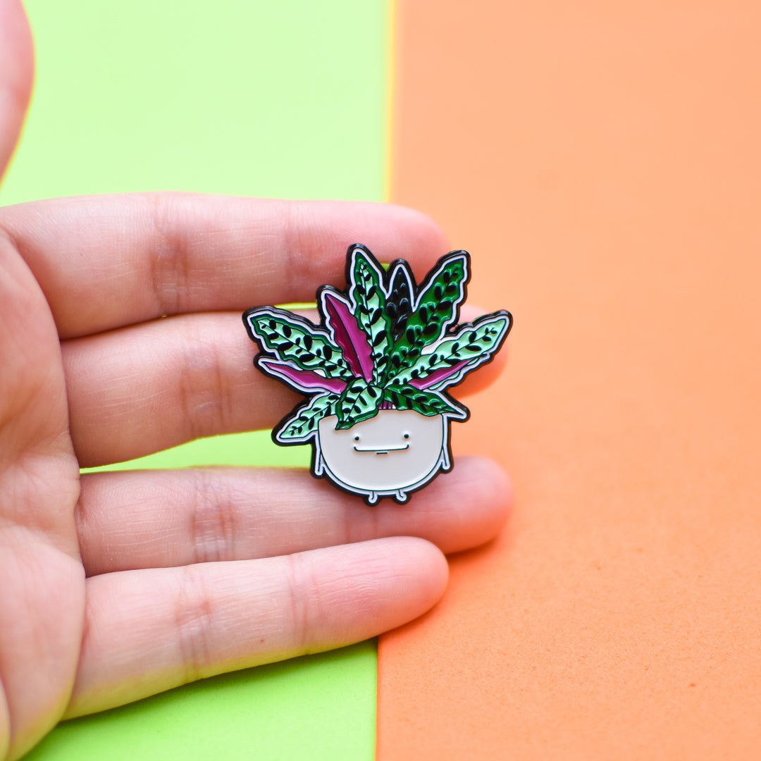 Calathea Rattlesnake Soft Enamel Pin