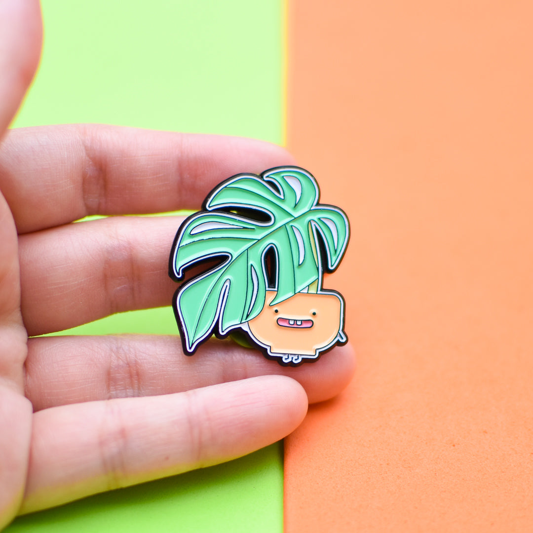 Rhaphidophora tetrasperma Soft Enamel Pin