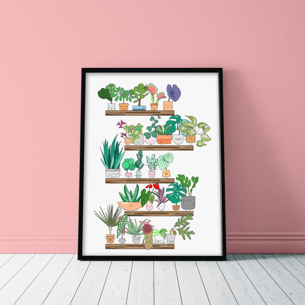 Plant Shelfie Poster