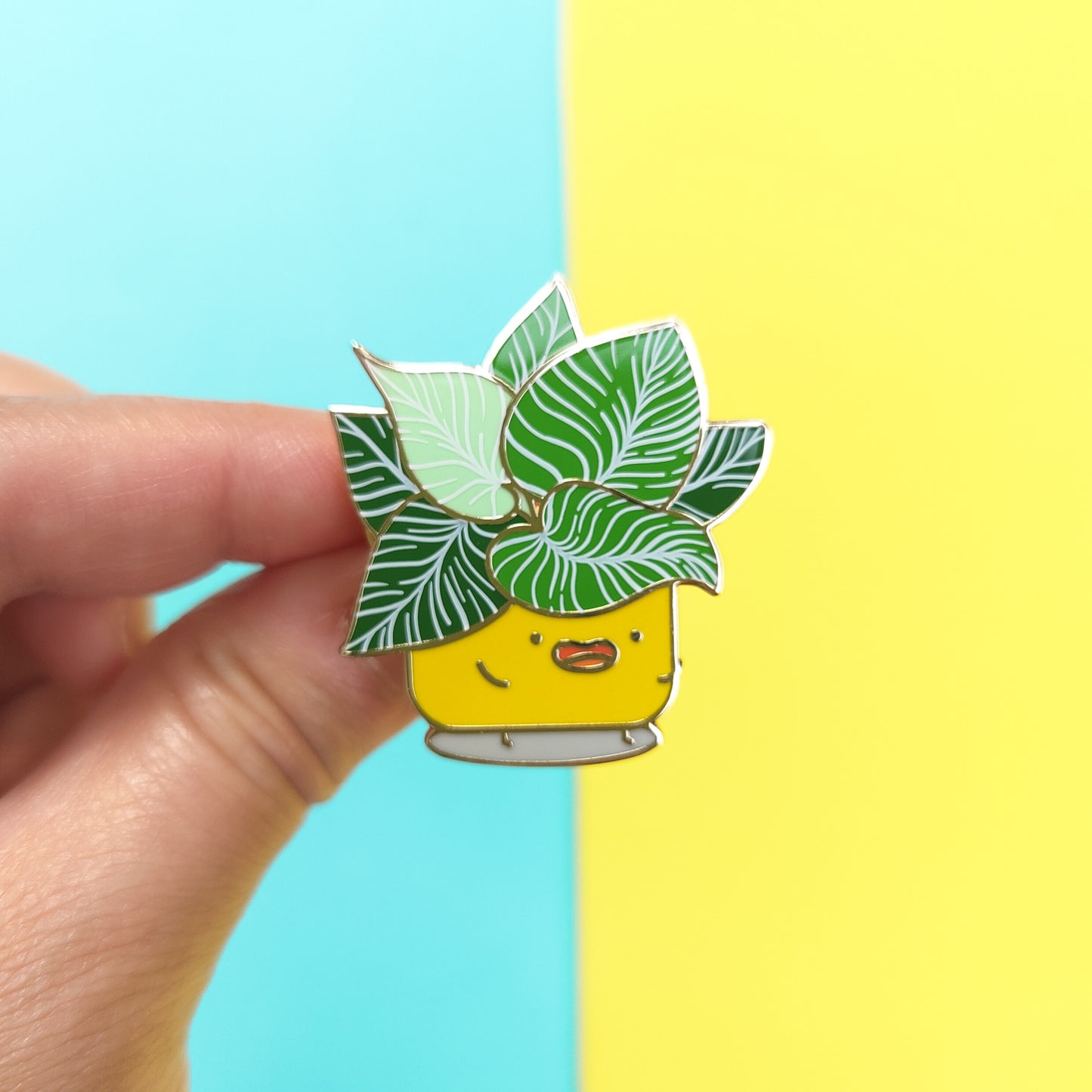 Philodendron Birkin Hard Enamel Pin