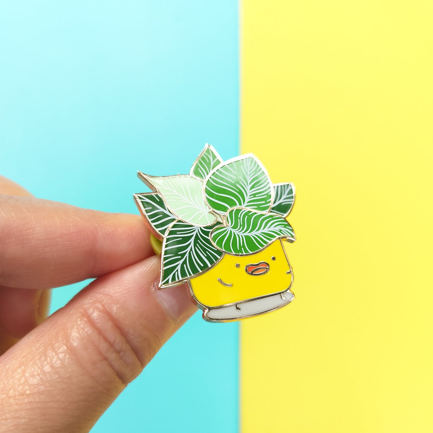 Philodendron Birkin Hard Enamel Pin