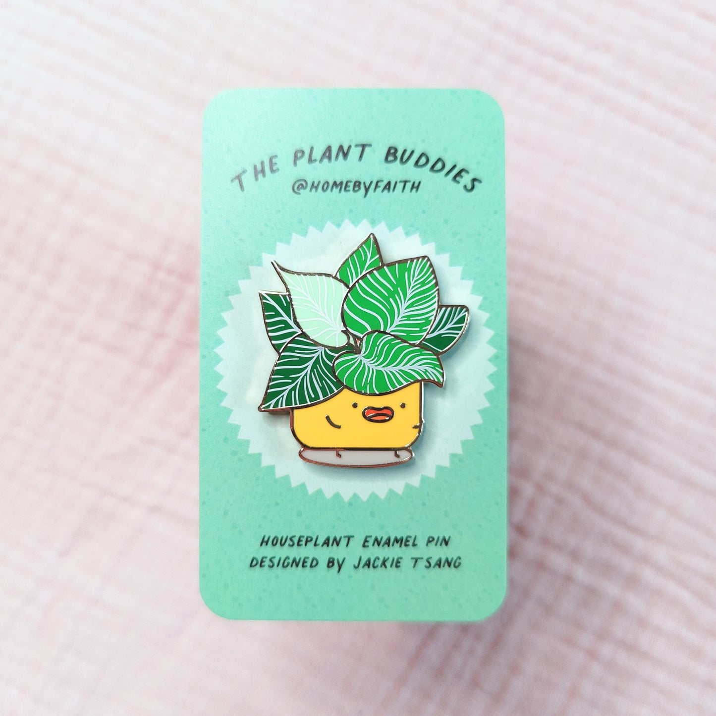 Philodendron Birkin Hard Enamel Pin
