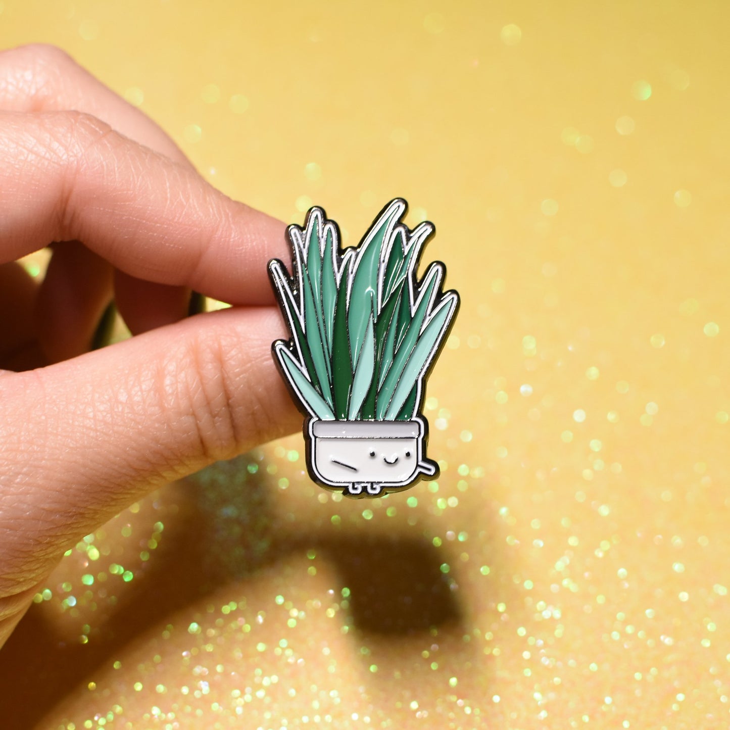 Sansevieria Soft Enamel Pin