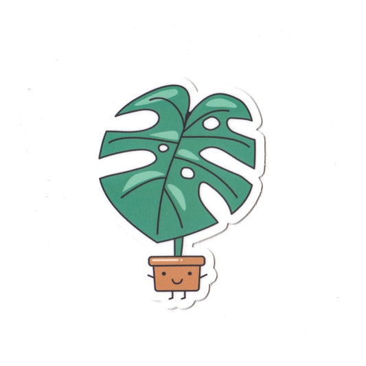 Monstera Vinyl Die Cut Sticker