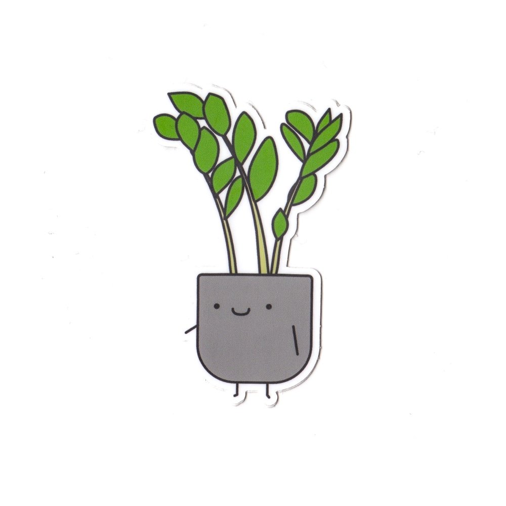 ZZ Plant Vinyl Die Cut Sticker