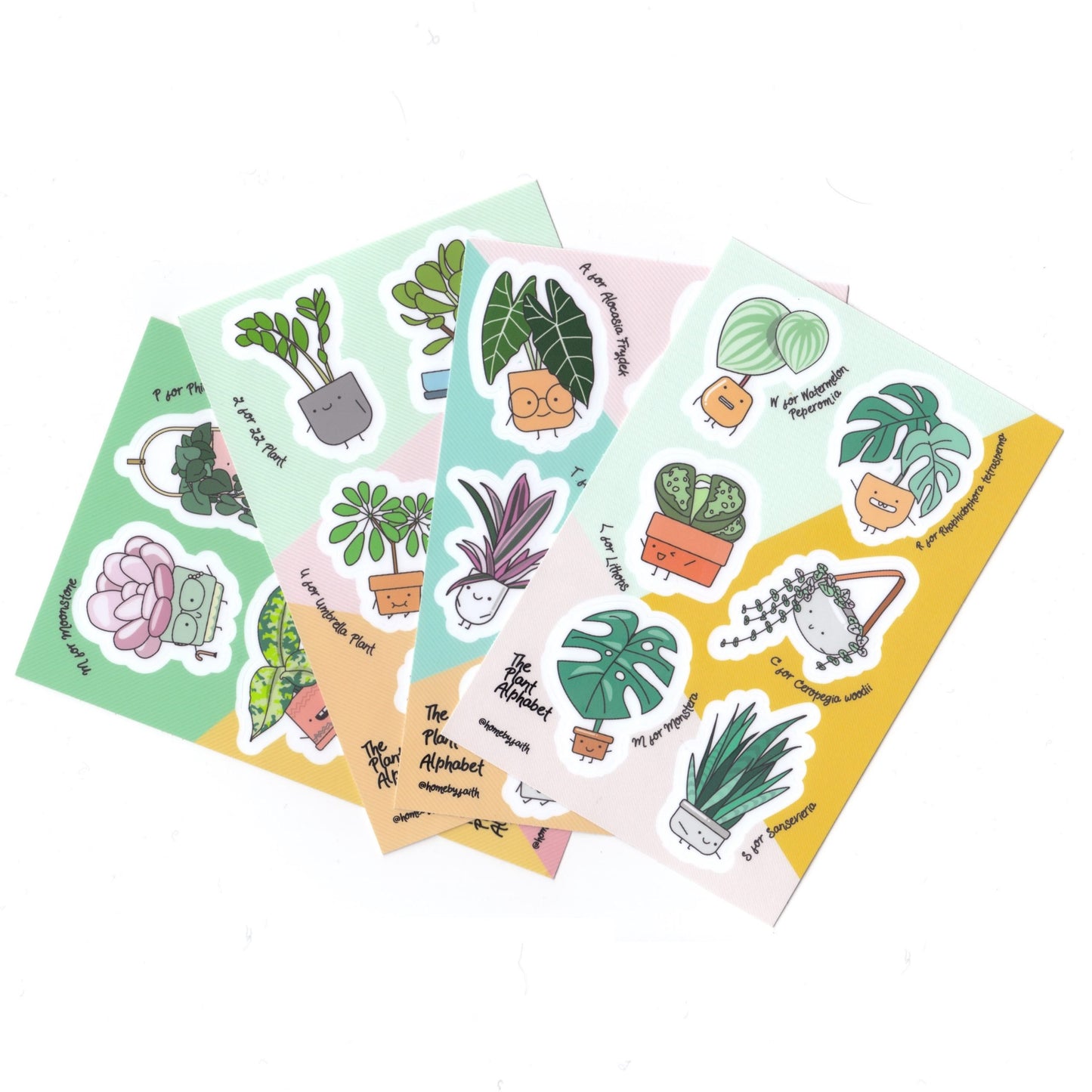 Vinyl Sticker Sheet Set (4 Sheets)