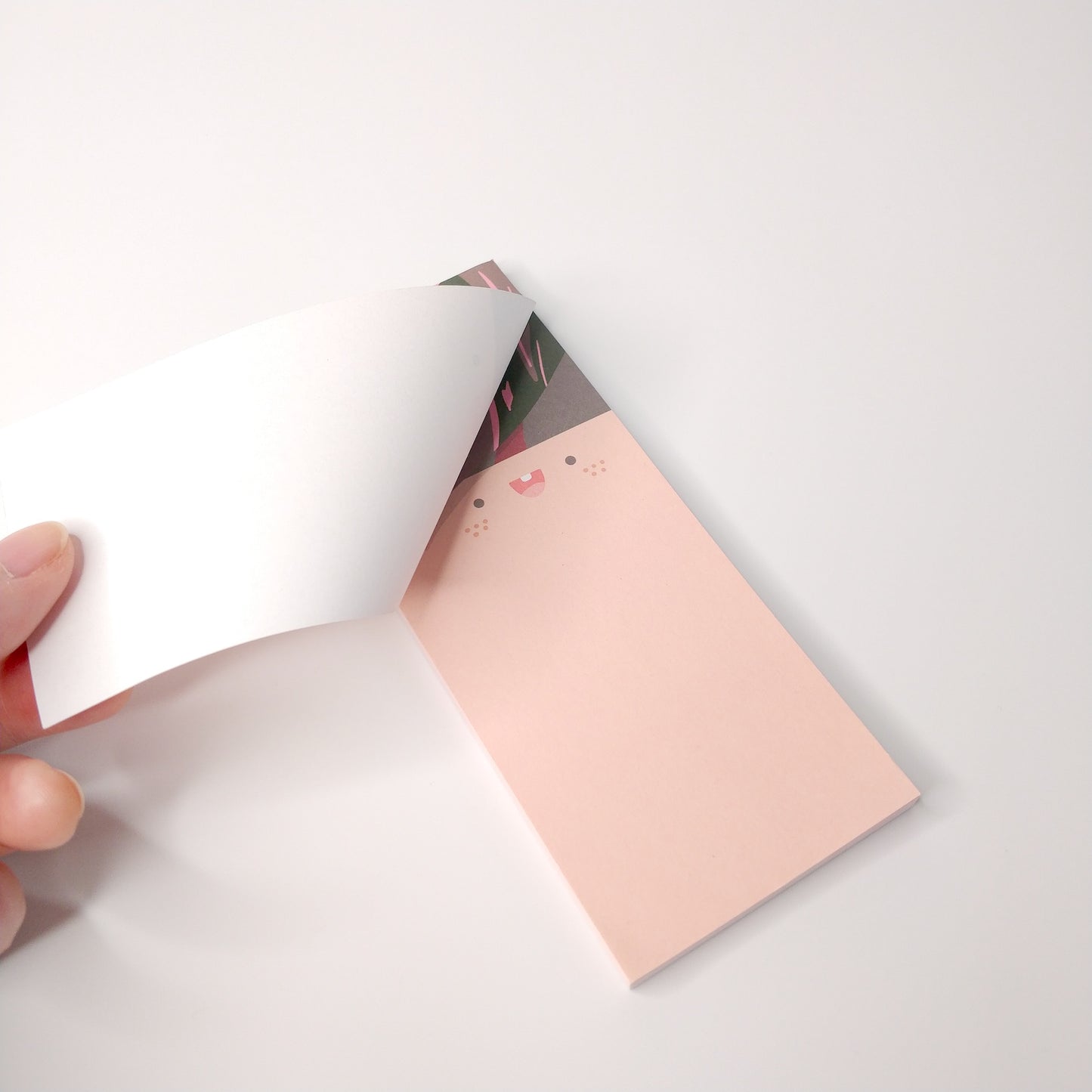 Pink Princess Philodendron Sticky Note Pad (B-grade)