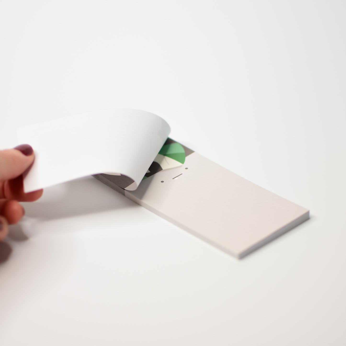 Variegated Monstera Sticky Note Pad (B-grade)