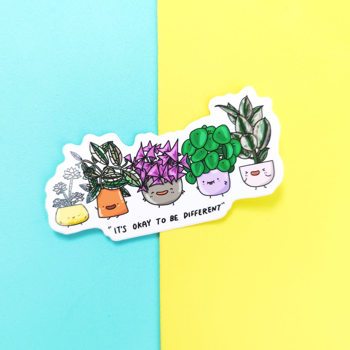 It's ok to be different Vinyl Sticker