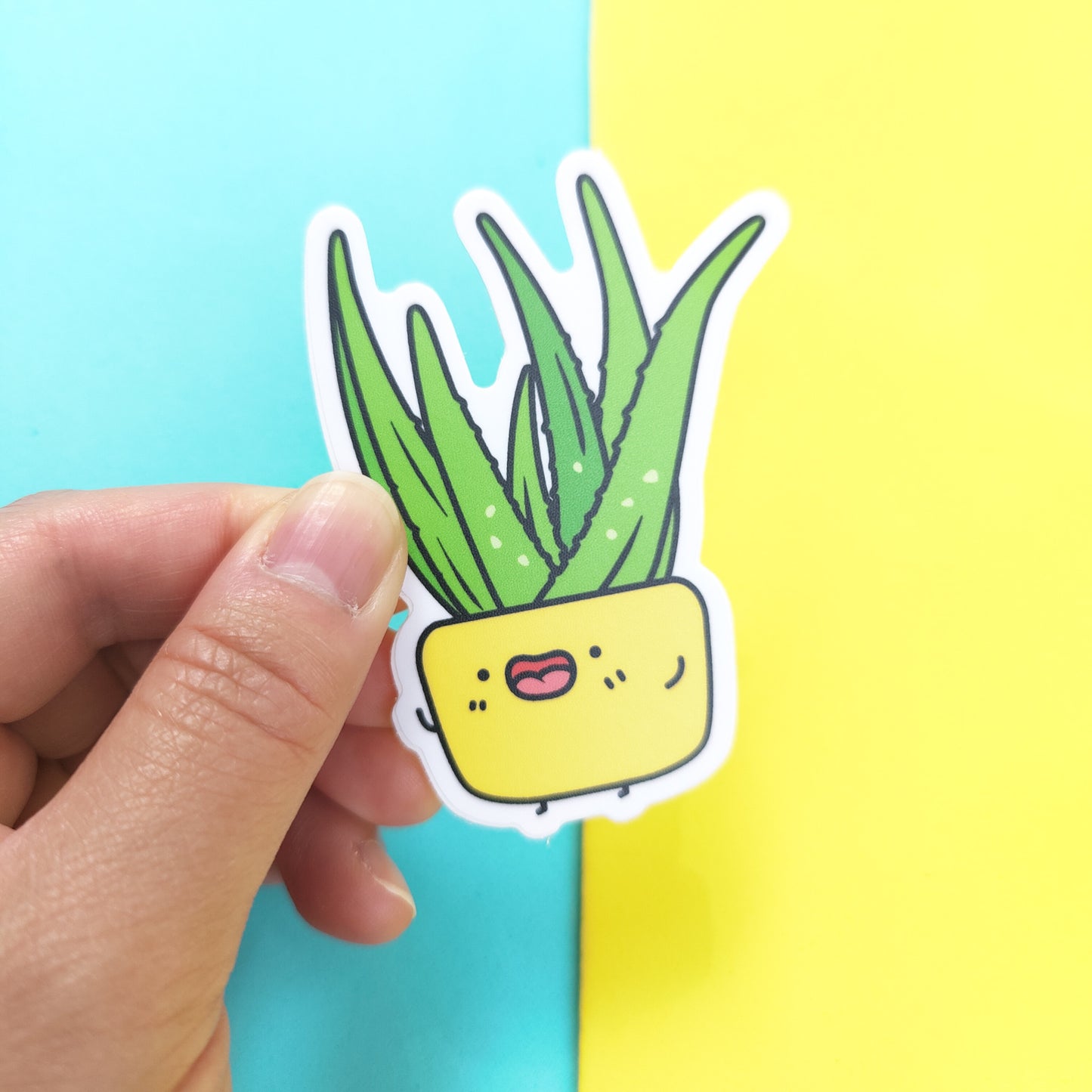 Aloe Vera vinyl sticker