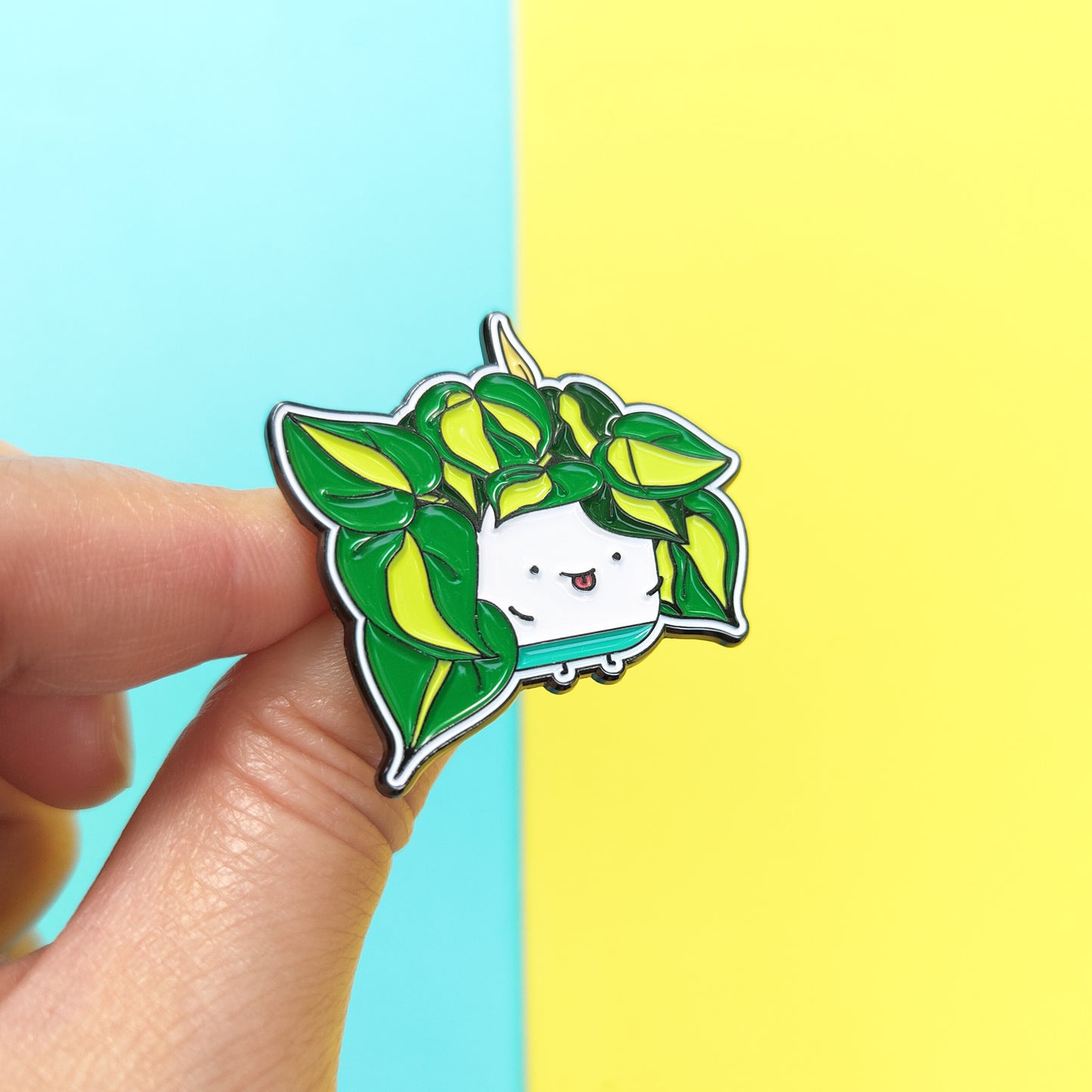 Philodendron Brasil Soft Enamel Pin