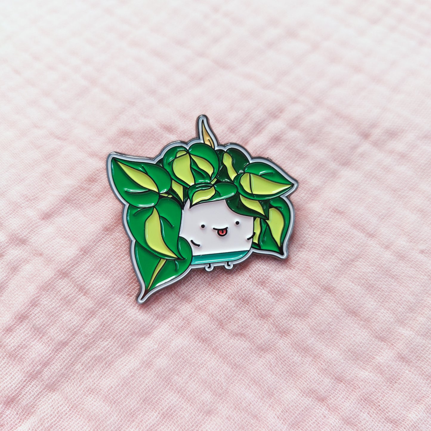 Philodendron Brasil Soft Enamel Pin