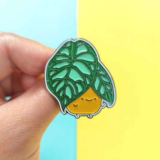 Alocasia Dragon Scale Soft Enamel Pin