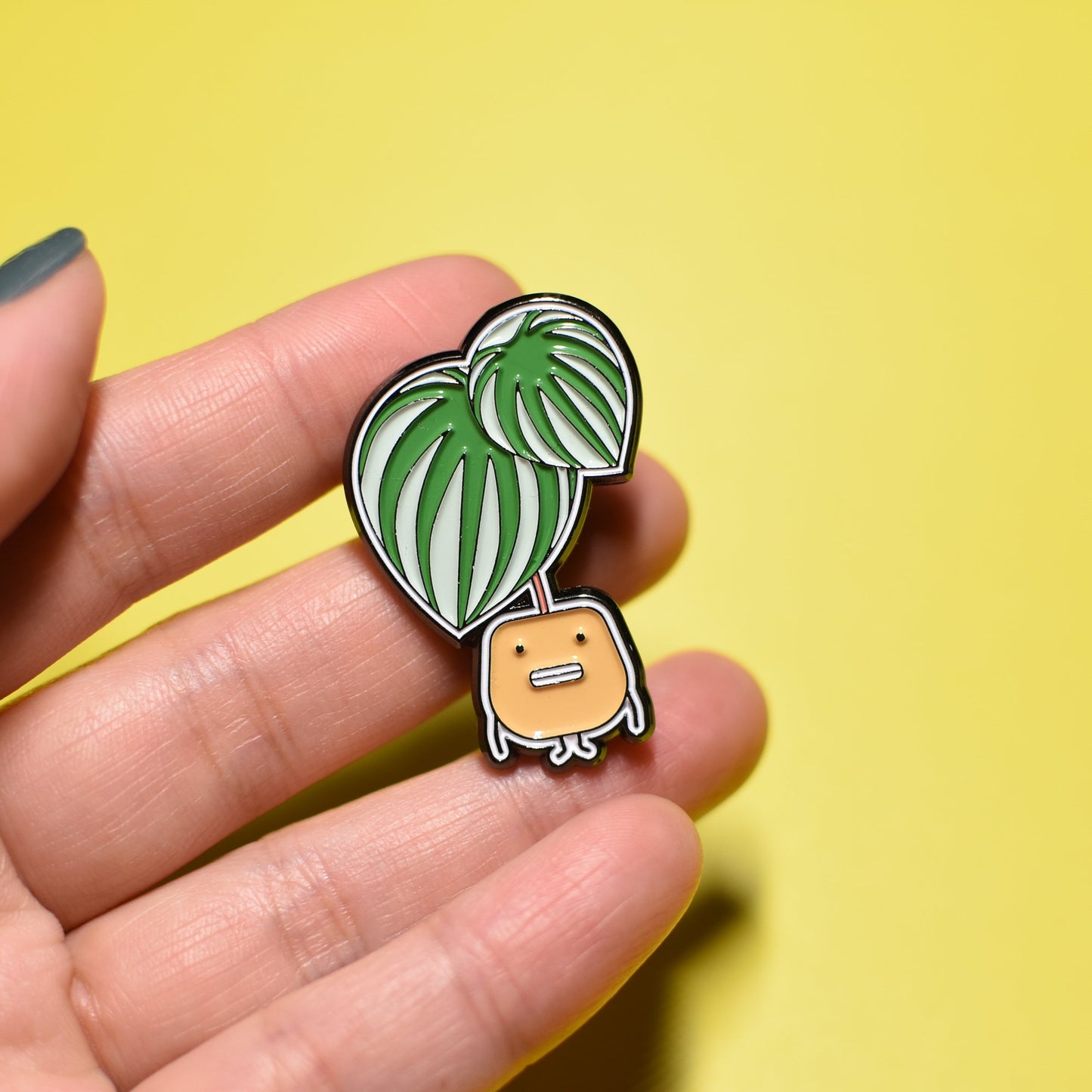 Watermelon Peperomia Soft Enamel Pin