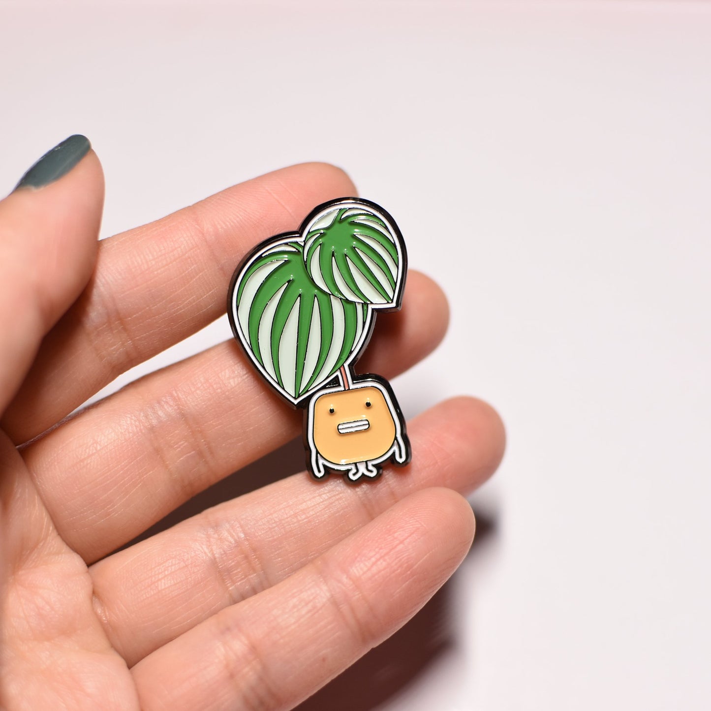 Watermelon Peperomia Soft Enamel Pin
