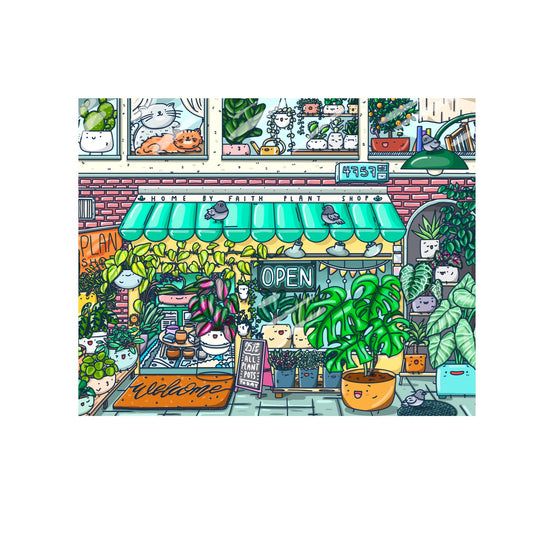 The Plant Shop Art Print