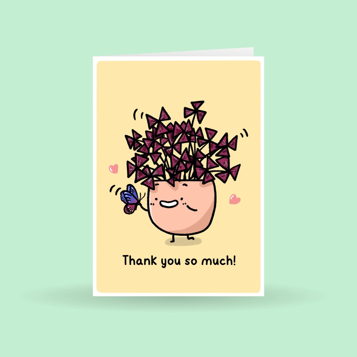 Thank you so much, OxalisPlant Greeting Card