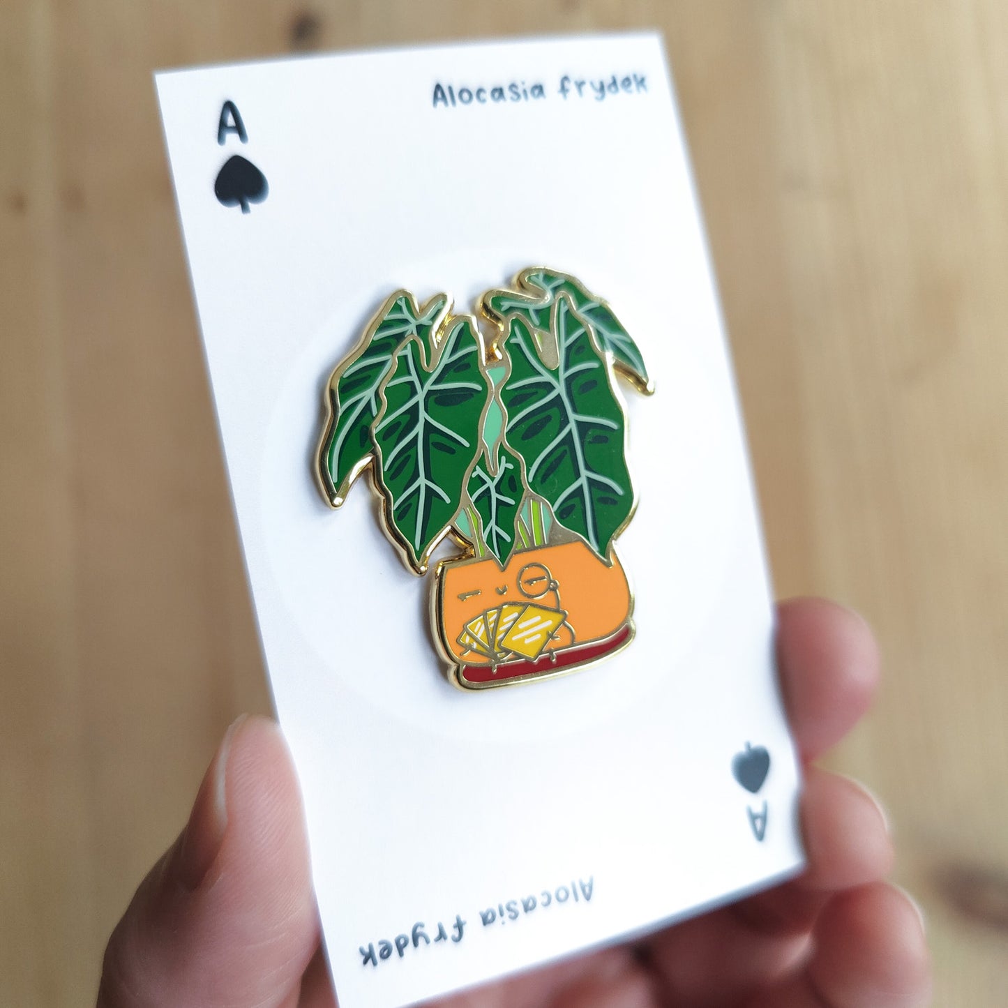 Alocasia (Full house of plants) Enamel Pin