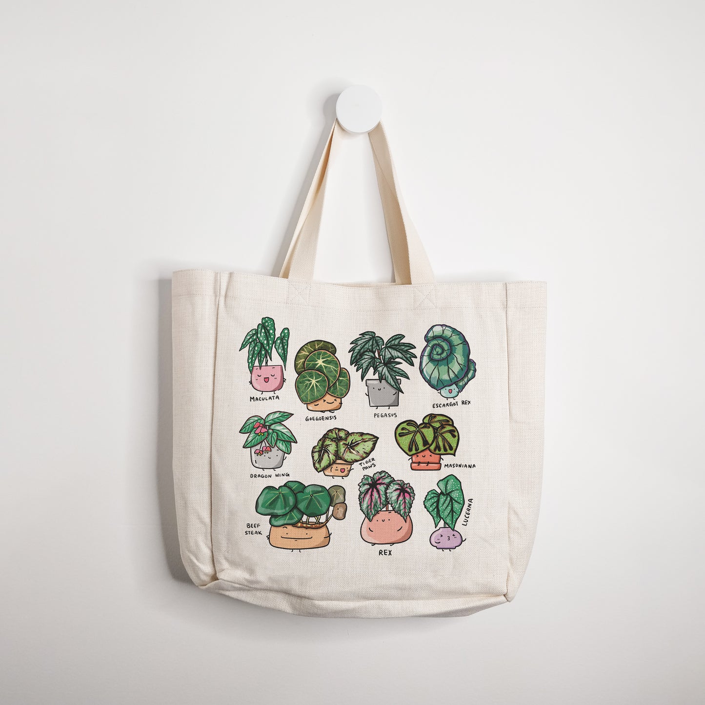 Begonia Family Tote Bag