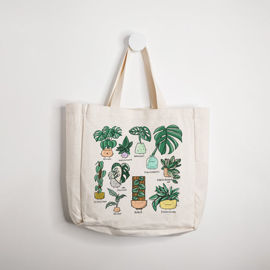 Monstera Family Tote Bag
