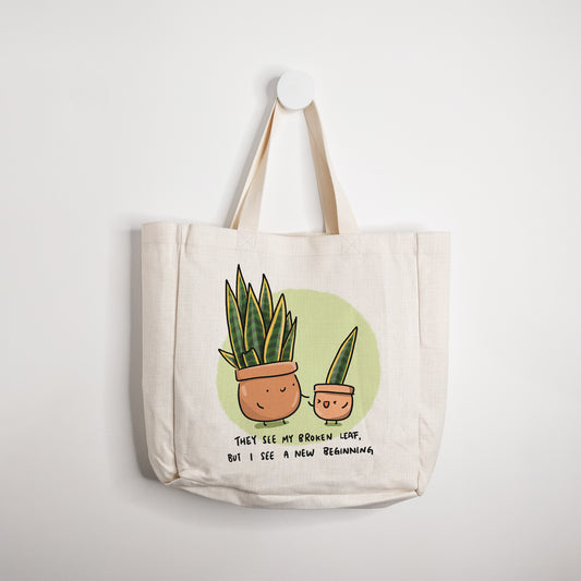 New Beginning Tote Bag