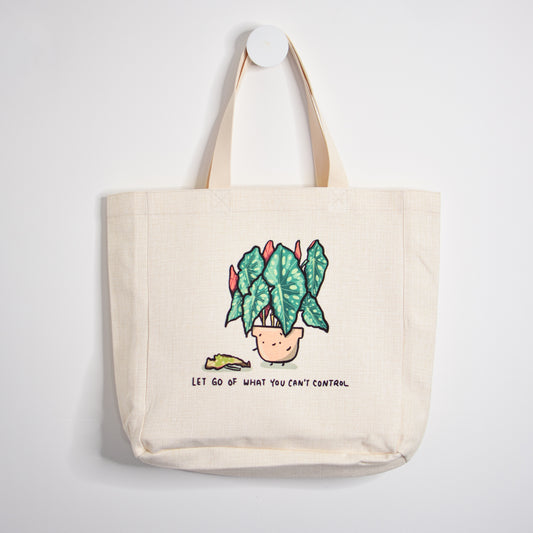 Let go of what you can't control Tote Bag