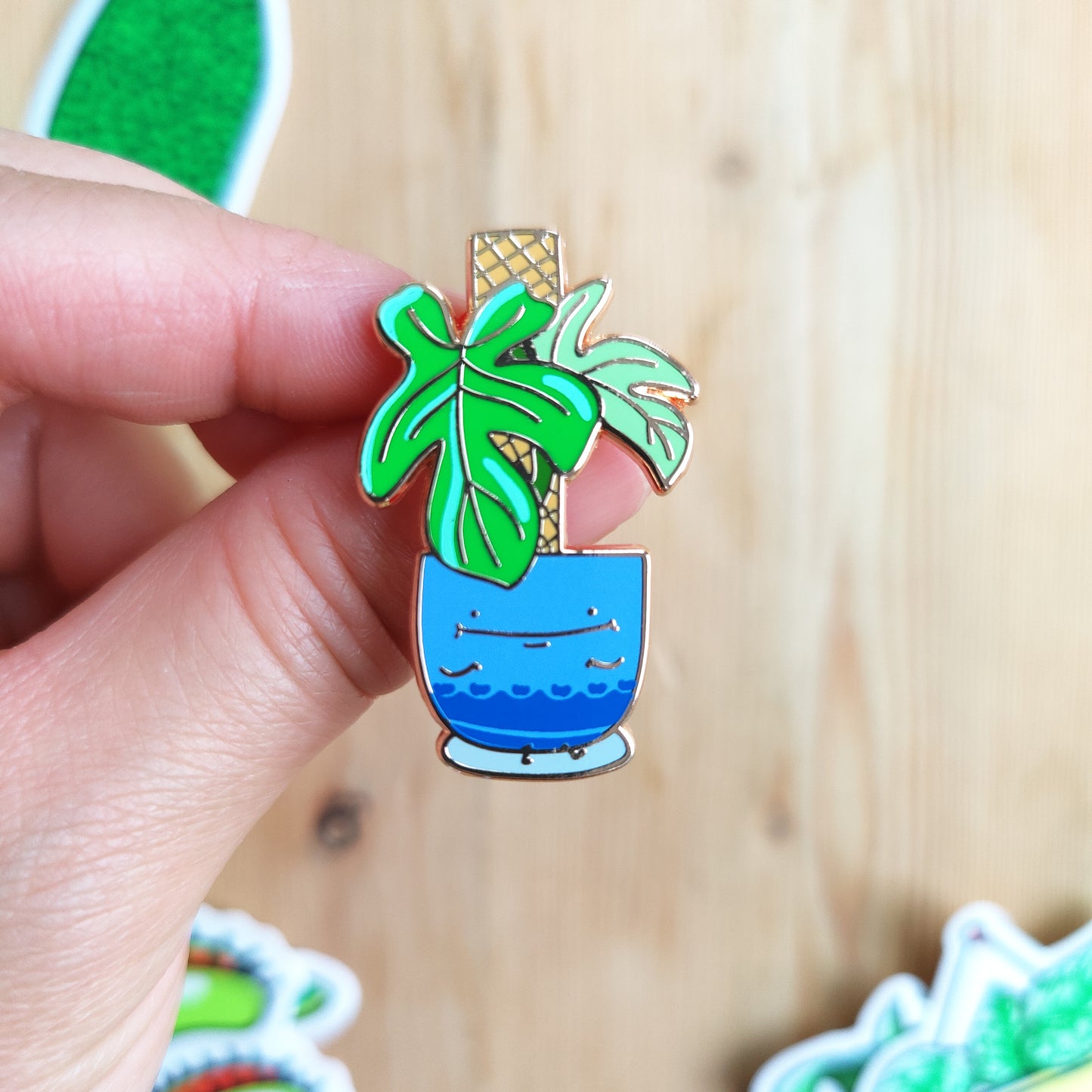 Philodendron Bipennidolium Enamel Pin