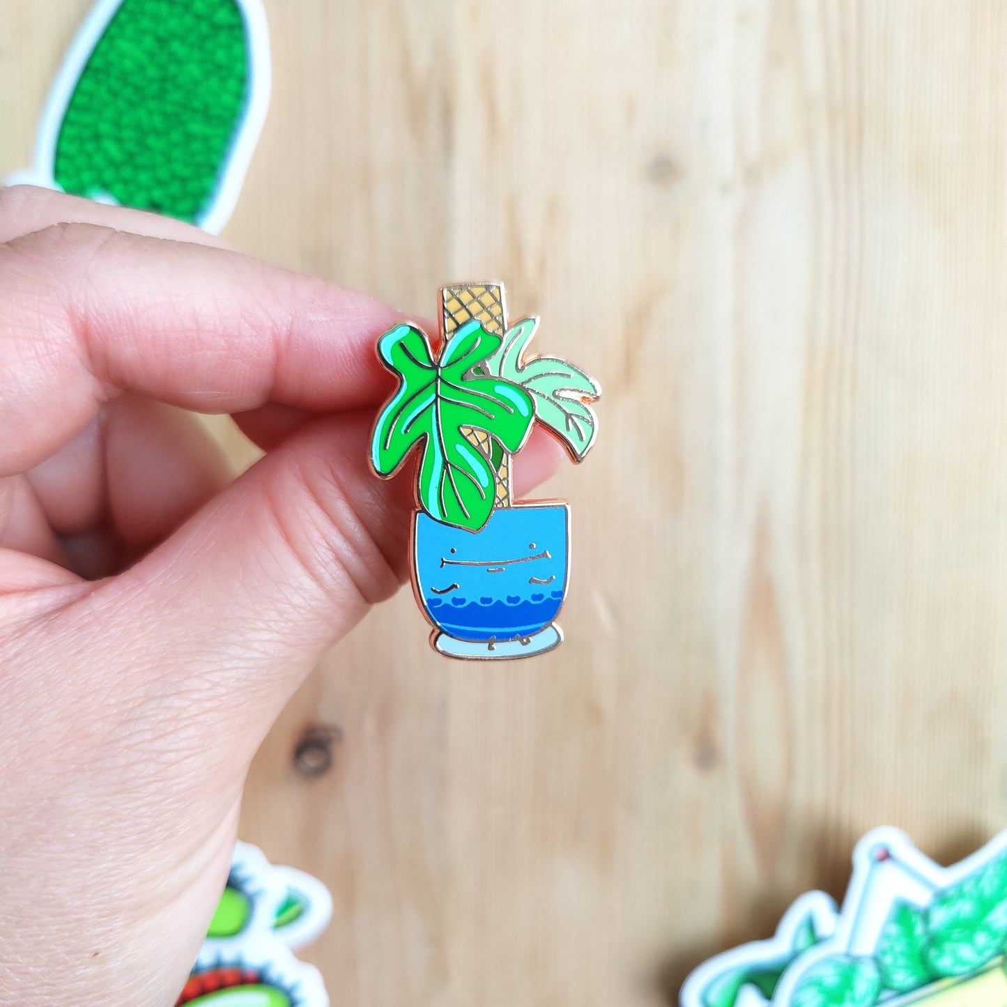 Philodendron Bipennidolium Enamel Pin