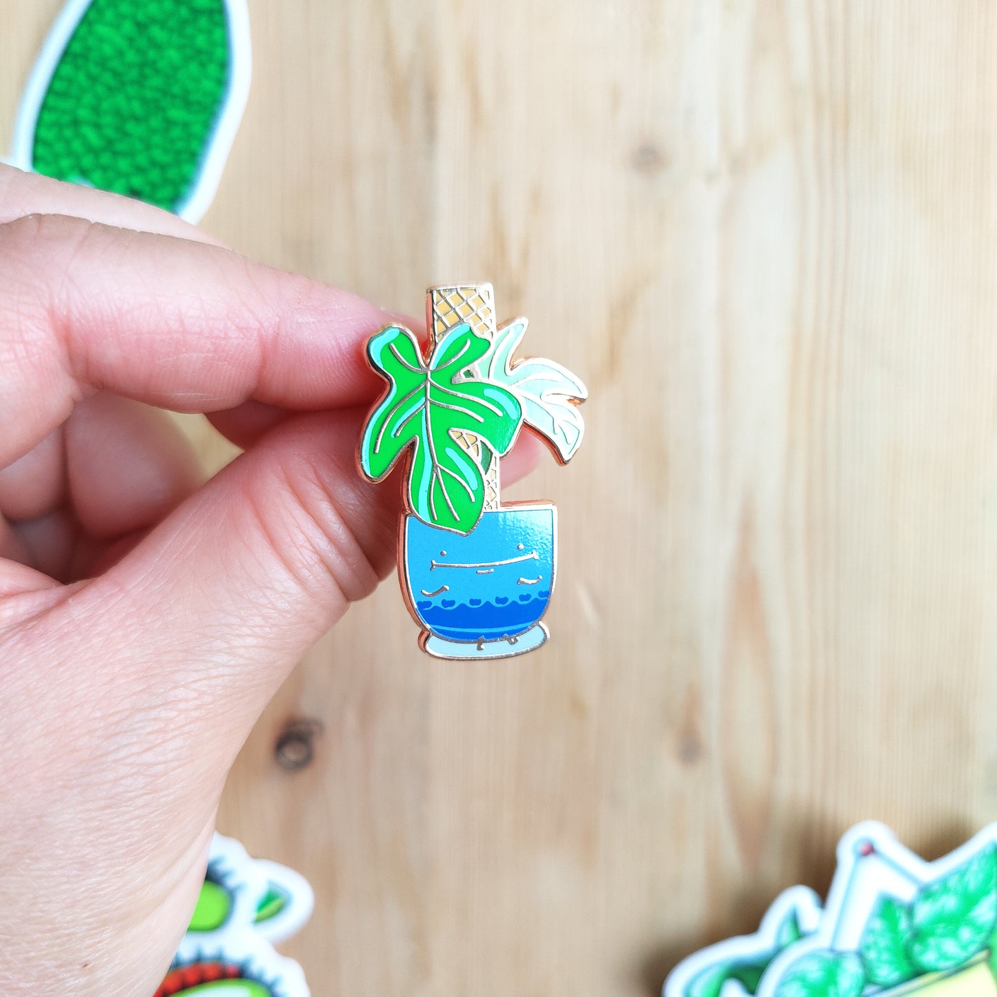 Philodendron Bipennidolium Enamel Pin