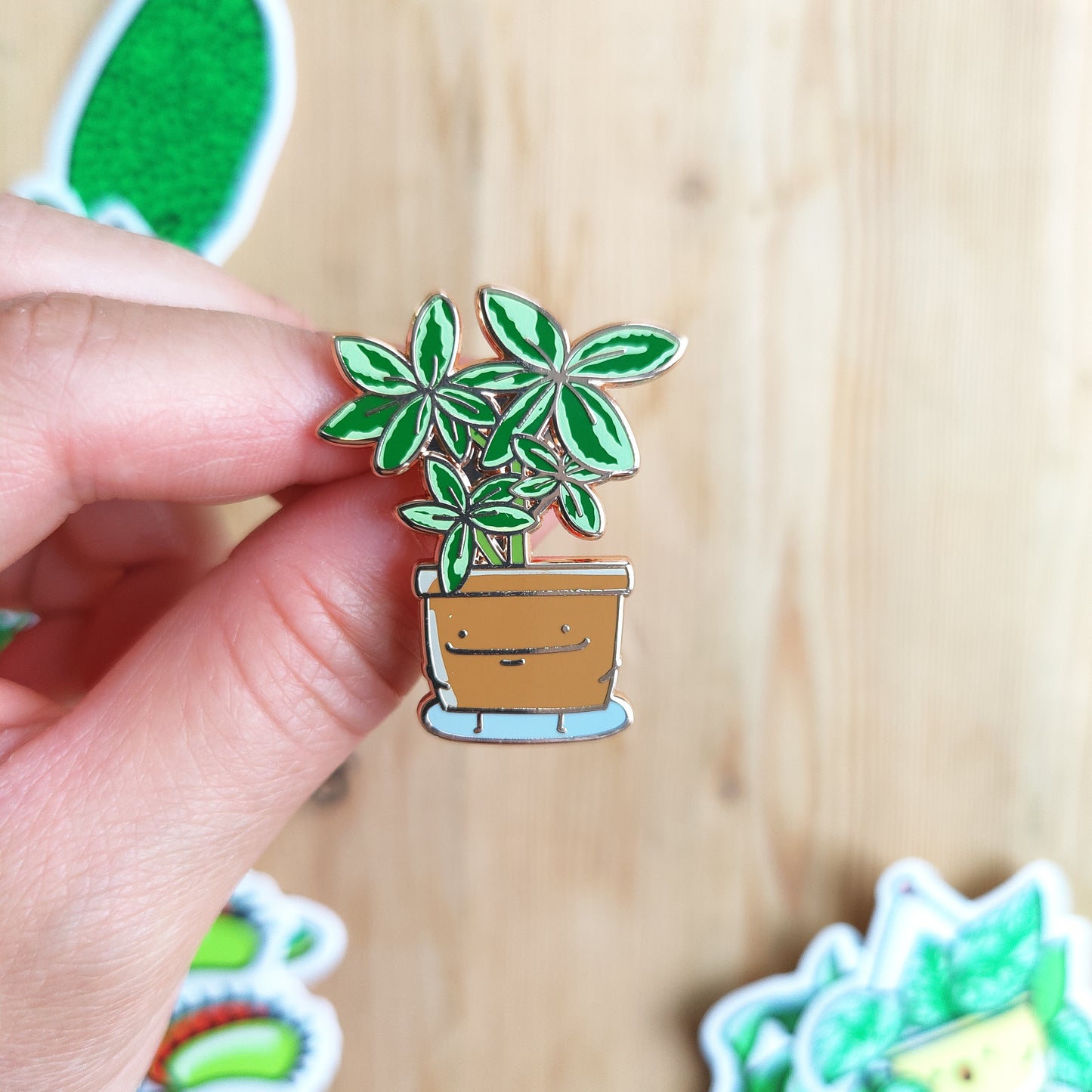 Schefflera Enamel Pin