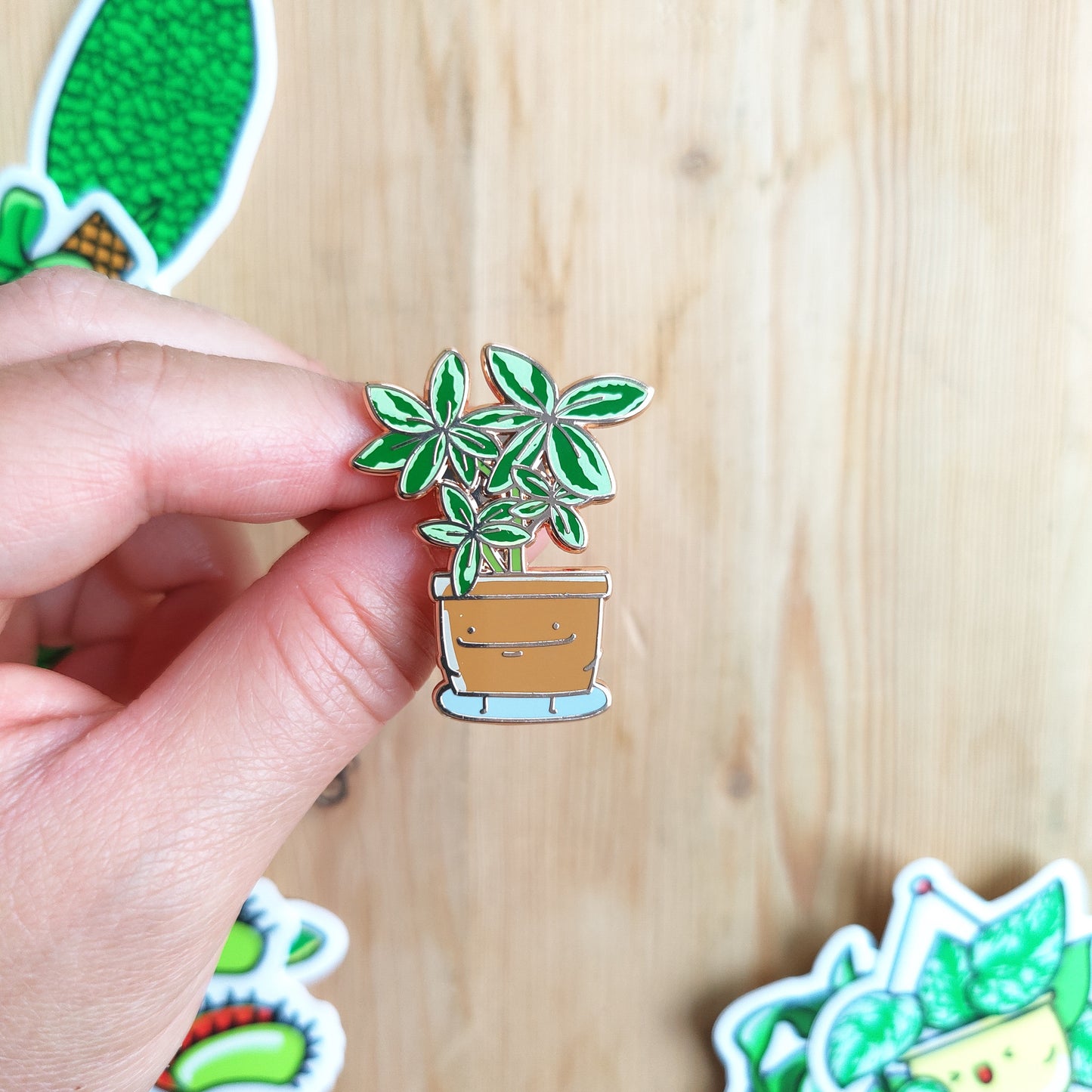 Schefflera Enamel Pin