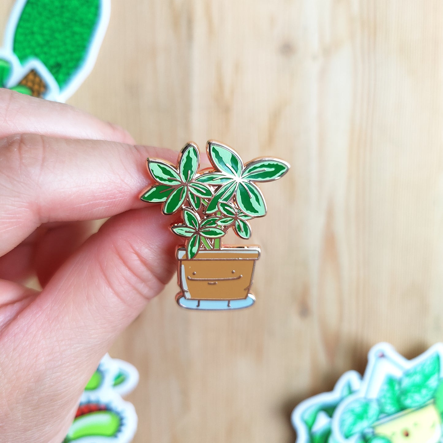 Schefflera Enamel Pin