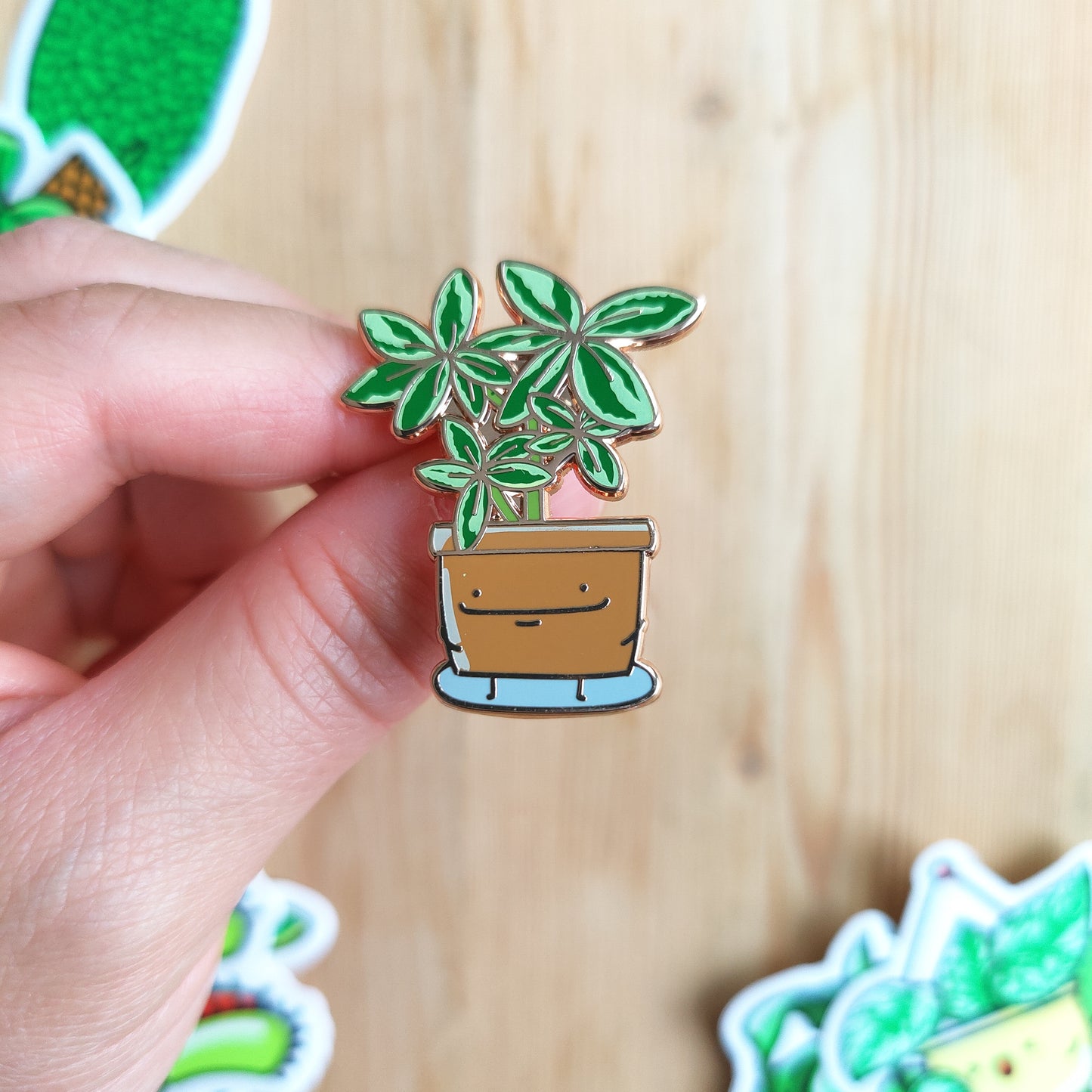 Schefflera Enamel Pin