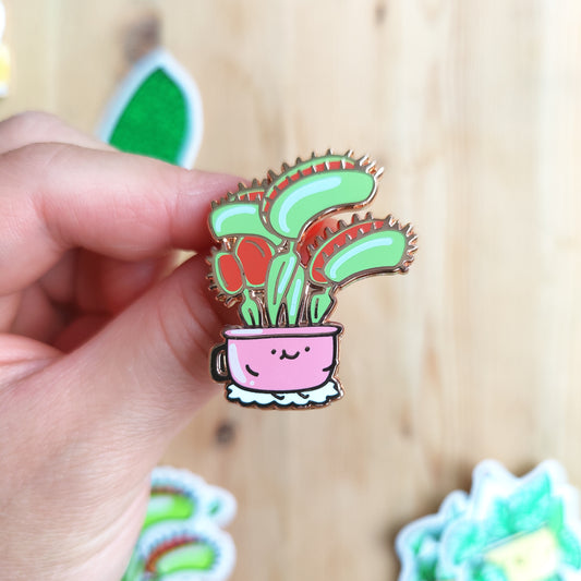 Venus Fly Trap Enamel Pin