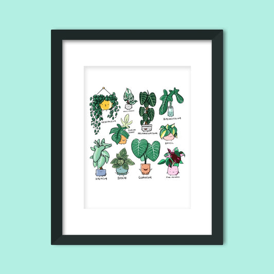 Philodendron Family Art Print