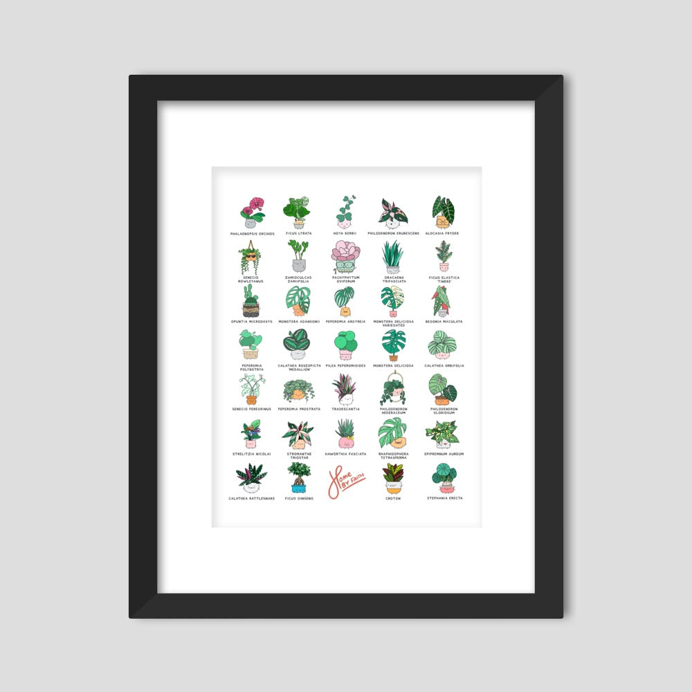 Plant Buddies Art Print