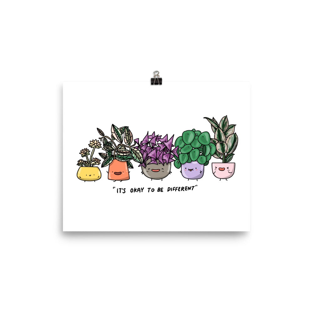 It's ok to be different Art Print