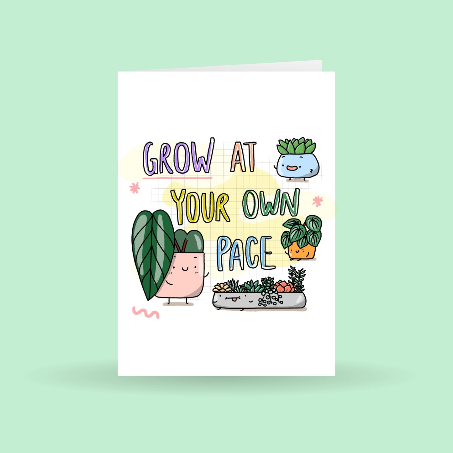 Grow at your own pace card