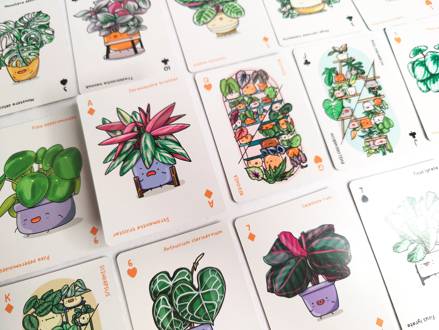 Full house of Plants Playing Cards