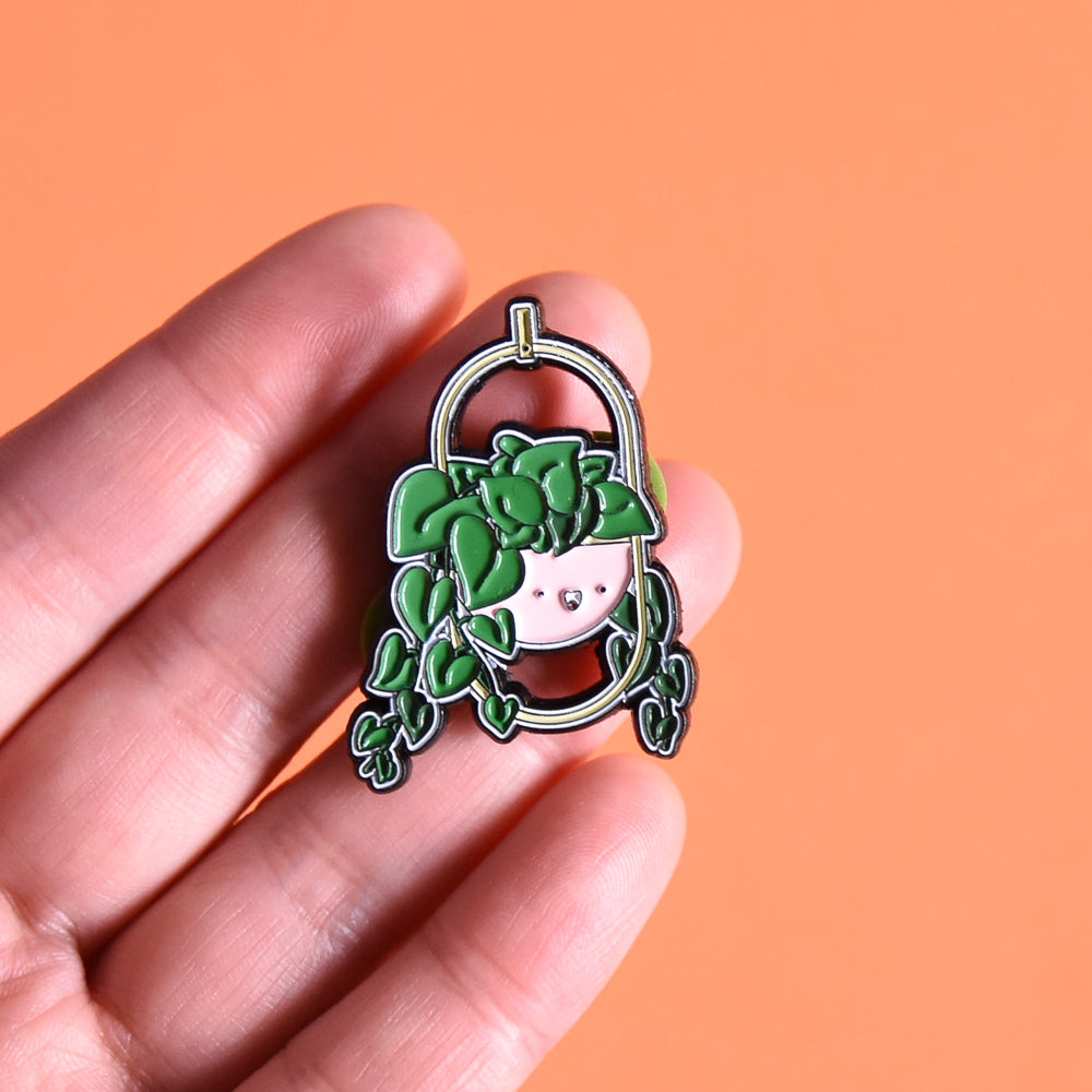 Heart leaf Philodendron Soft Enamel Pin