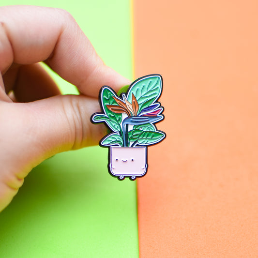 Bird of Paradise Soft Enamel Pin