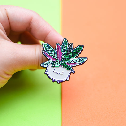 Calathea Rattlesnake Soft Enamel Pin