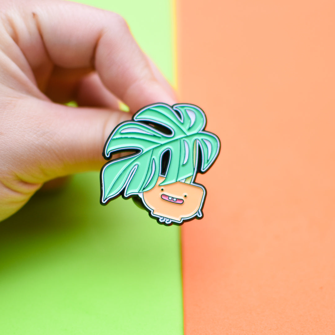 Rhaphidophora tetrasperma Soft Enamel Pin